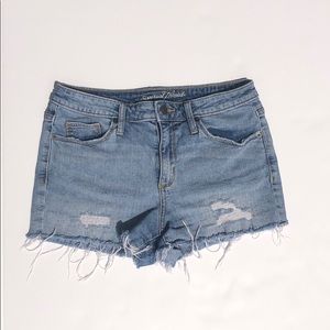 Universal Thread High Rise Shortie Jean shorts